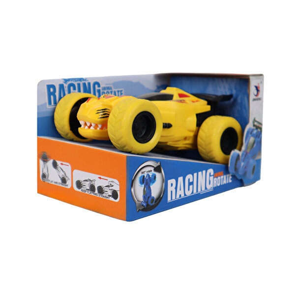 Akrobatik Sürtmeli Yarış Arabası Sarı