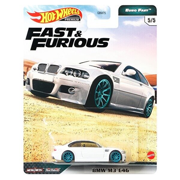 Hot Wheels Hızlı ve Öfkeli 1:64 Premium Arabalar BMW M3 E46 GPK52