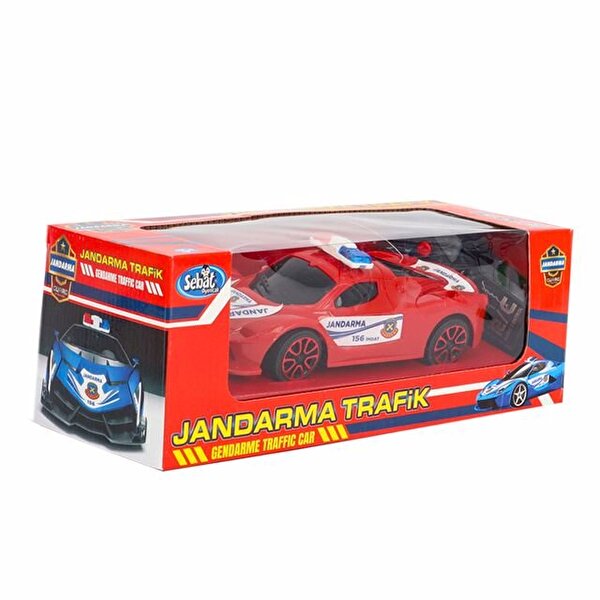 Uzaktan Kumandalı 2 Fonksiyonlu Jandarma Aracı Kırmızı