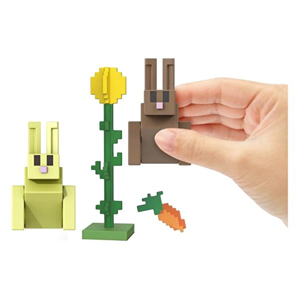 Minecraft Aksesuarlı Figürler Rabbits HTN12
