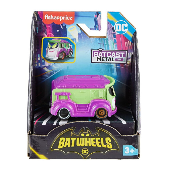 Fisher Price Dc Batwheels 1:55 Ölçekli Arabalar Prank The Joker