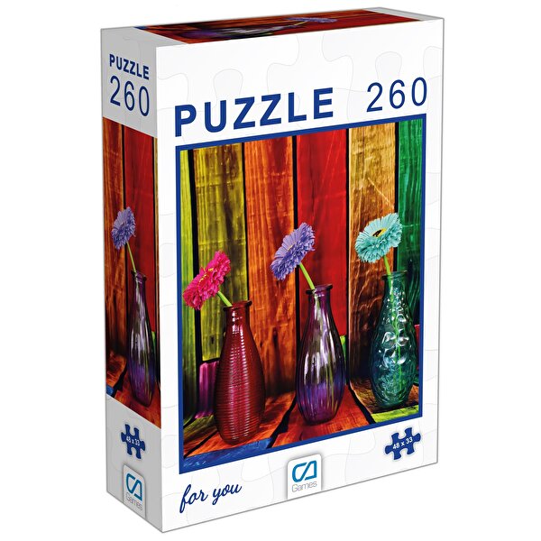 Çiçekler Puzzle 260 Parça