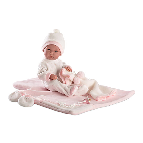 Llorens Bimba Pijama Rosa Con Cambiador 35 Cm