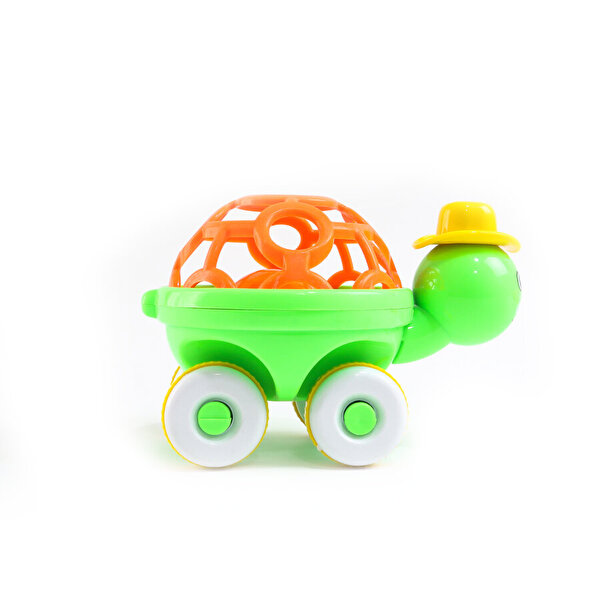 Sevimli Kaplumbağa Çıngıraklı Top Turuncu