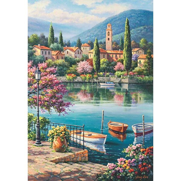 Anatolian 500 Parça Puzzle Gölde Akşamüstü