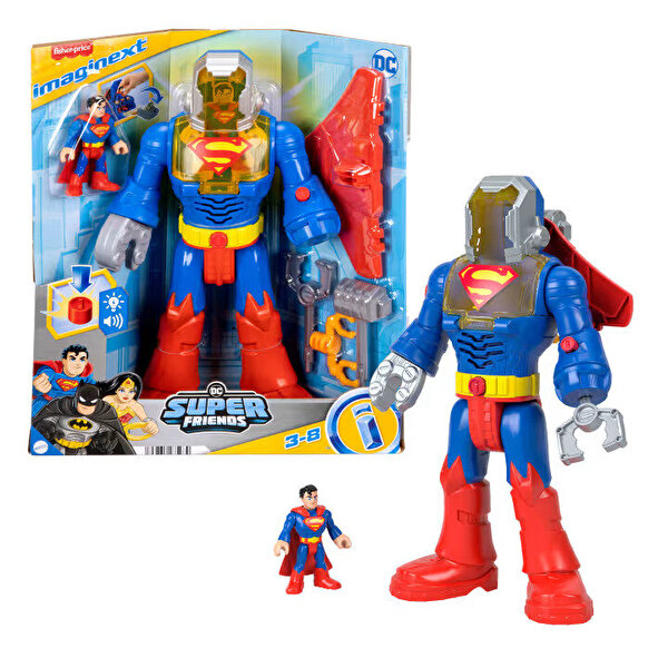 Imaginext DC Super Friends Superman Insider ve Exo Kostümü JCT47