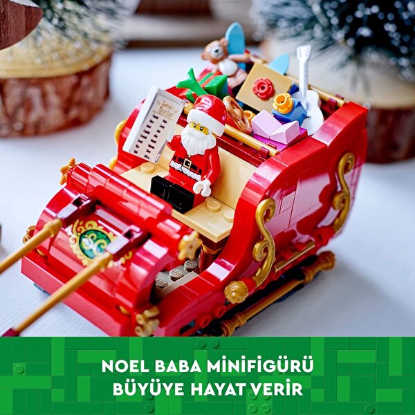 LEGO Iconic Noel Baba'nın Kızağı Oyuncağı 40499
