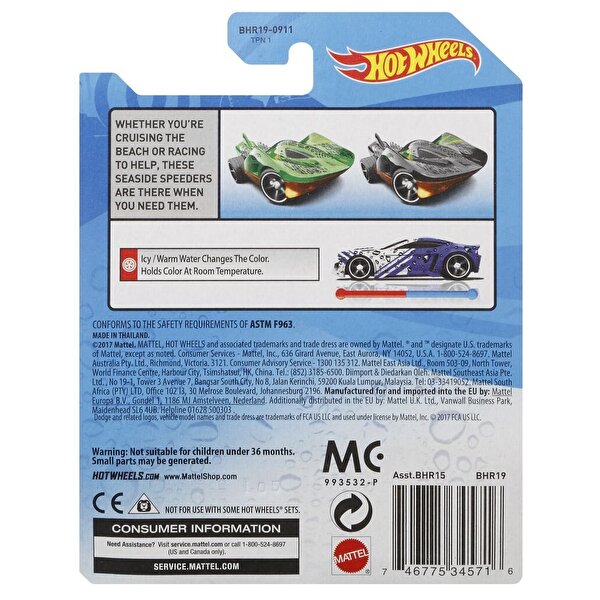 Hot Wheels 1:64 Renk Değiştiren Araçlar Super Stinger BHR19