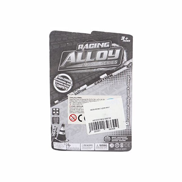 Neon Renkli Uçak Mavi