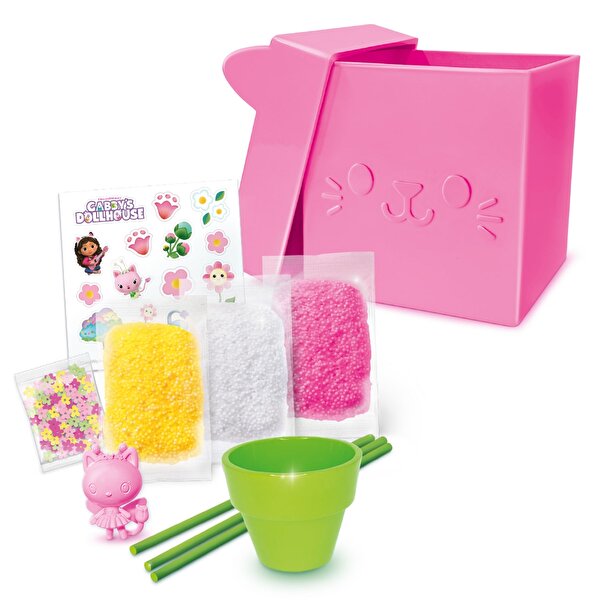 Gabby's Dollhouse Gi̇zemli̇ Kedi̇ Kutusu Make Foam Flowers