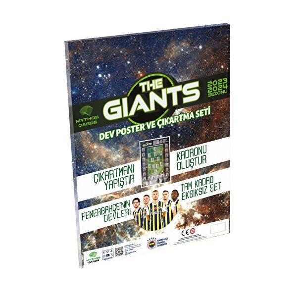 The Giants Fenerbahçe Dev Poster ve Çıkartma Seti 2024/2025