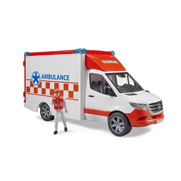 Bruder Mercedes Benz Sprinter Sirenli Ambulans ve Ekibi