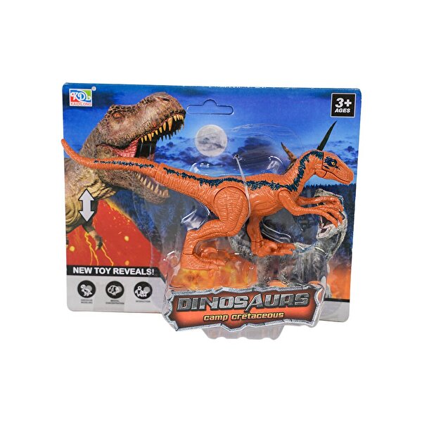 Raptor Dinozor Figür Turuncu