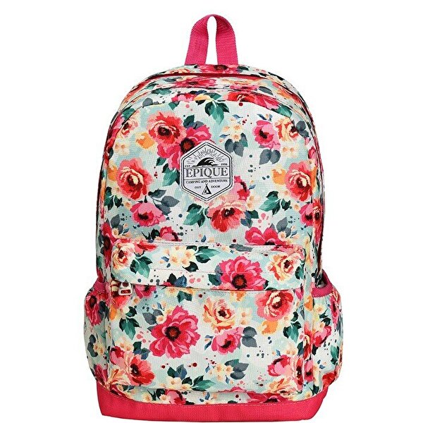 Epique Pembe Desenli Sırt Çantası 30149