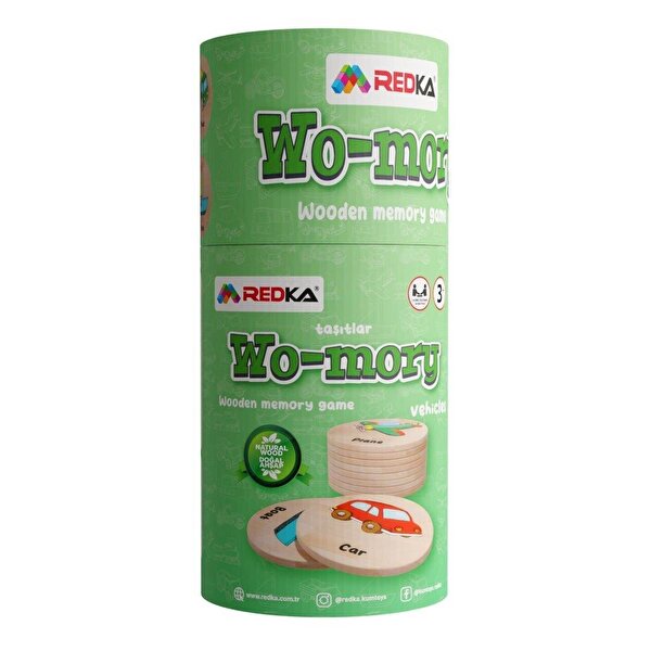 Wo Mory Taşıtlar Ahşap Kartlar