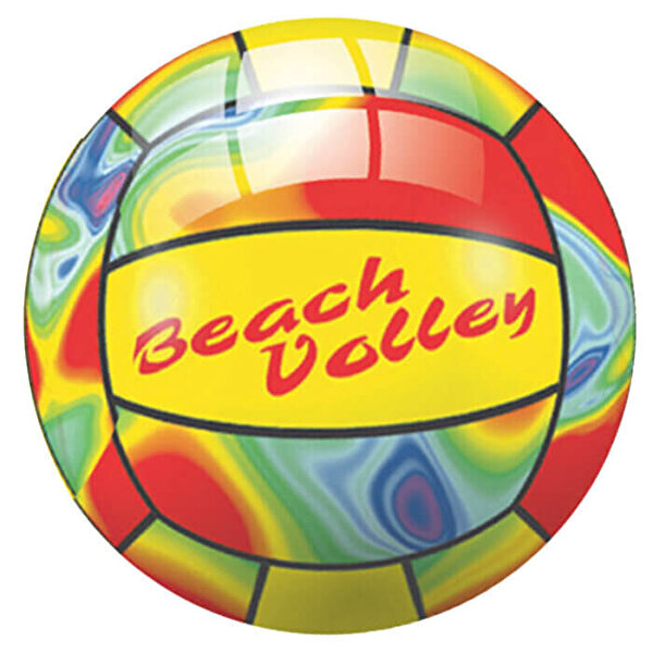 Renkli Baskılı Plastik Top  12 cm.