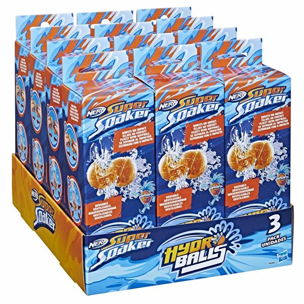 Nerf Super Soaker Su Topları 3'lü F6392