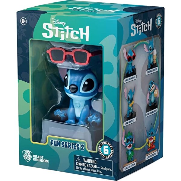 Disney Stitch Fun Serisi 2 Tekli Figür Paketi Sunglasses Stitch