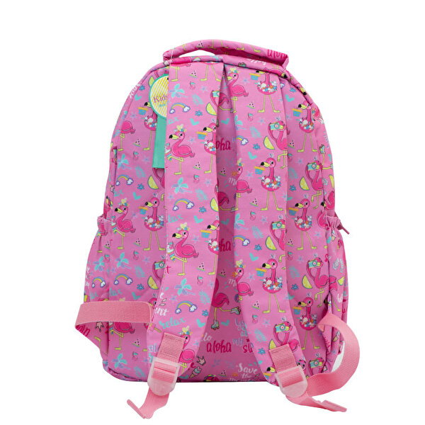 Kaukko Kids Love Aynalı & Taşlı Flamingo Sırt Çantası