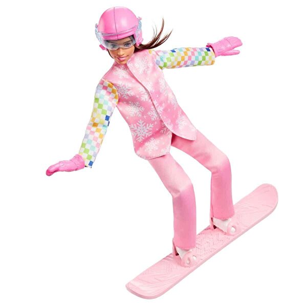 Barbie Kariyer Bebeği Snowboard Sporcusu Bebek JKF78
