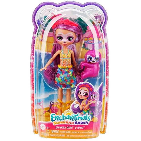 Enchantimals Popüler Karakter BebeklerSabindra Sloth ve Hang HRX82