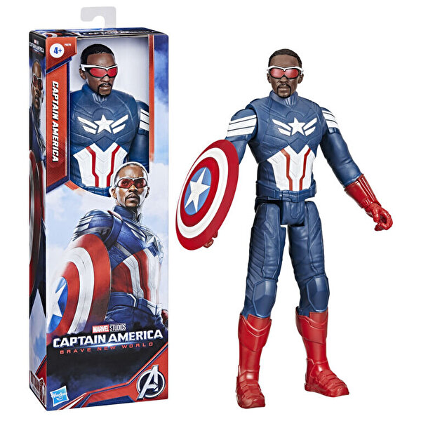 Marvel Studios Titan Hero Serisi Captain America Aksiyon Figürü 30 Cm