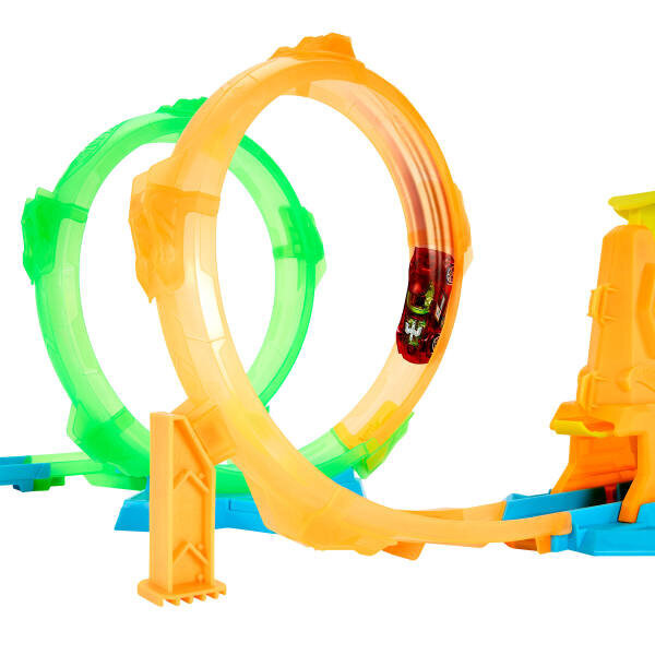 Hot Wheels Neon Yarışçılar Çift Çemberde Hız Pist Seti JMG49