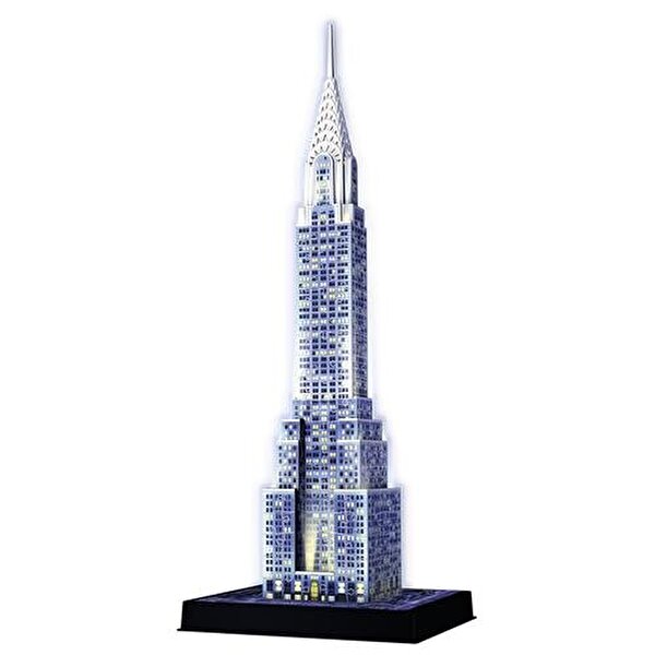 Chrysler Binası-Night Puzzle 3D 216 Parça