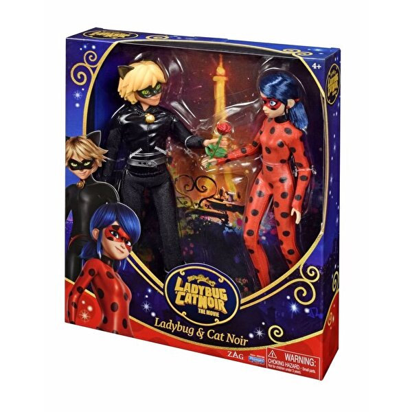Miraculous 2’li Ladybug ve Cat Noir Bebekler 26 Cm