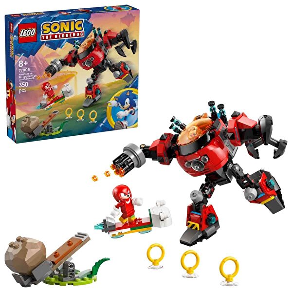 LEGO Sonic the Hedgehog Knuckles Dr. Eggman’ın Egg Crusher Robotuna Karşı 77005