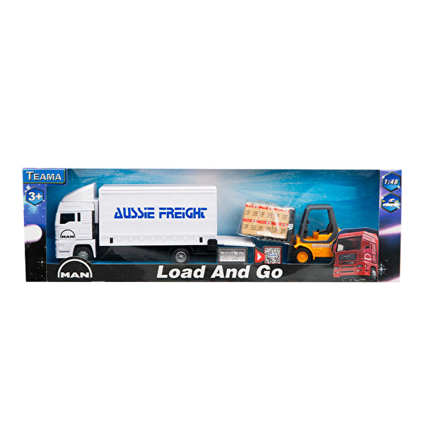 Teama 1:48 Man Yükleyici Araç Seti Beyaz