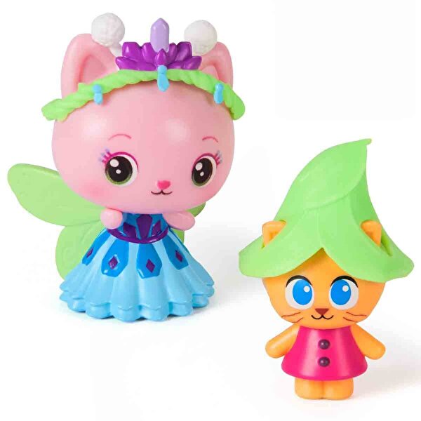 Gabby’s Dollhouse 2’li Figür Paketi Queen Kitty Fairy ve Kitty Gnome