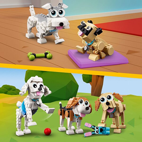 LEGO Creator 3’ü 1 Arada Sevimli Köpekler 31137