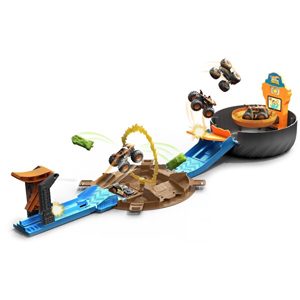 Hot Wheels Monster Trucks Akrobasi Tekerleği Oyun Seti GVK48