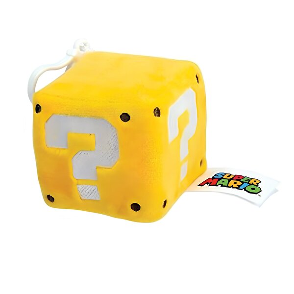 Super Mario Çanta Klips 10 Cm Question Mark Block