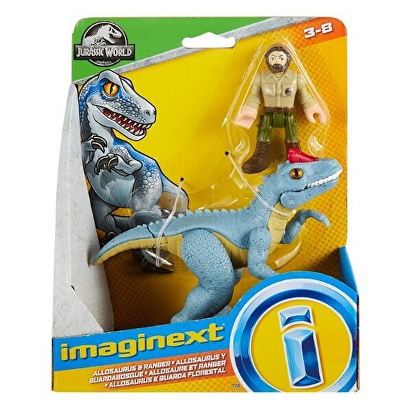 Imaginext Jurassic World Figürler Allosaurus & Ranger GKM66