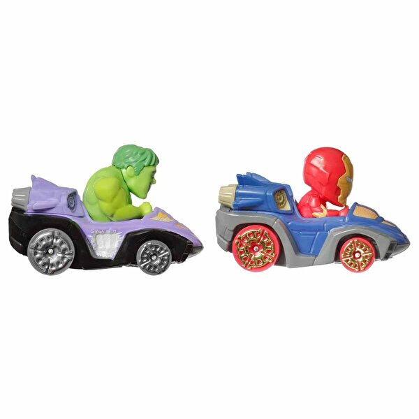 Hot Wheels RaceVerse 2'li Paket Hulk ve İron Man