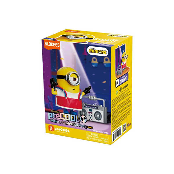 Blokees Minion preCOOL Celebration Party Serisi Figür Yapım Seti Dancer Stuart