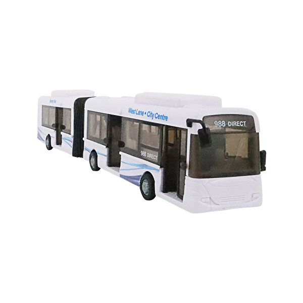 Teama 1:48 Körüklü Şehir Otobüsü Beyaz