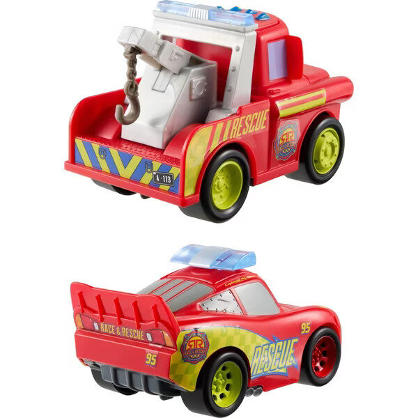 Disney Pixar Cars Track Talkers Şimşek McQueen ve Mater Sesli Araç Seti JMT56