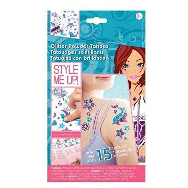 Style Me Up Kendin Yap Aktivite Paketi- Işıltılı Dövmeler