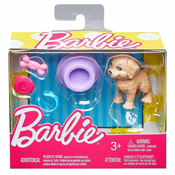 Barbie'nin Hayatından Eğlenceli Aksesuarlar Köpek Bakımı Temalı FHY70