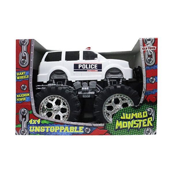 Jumbo Monster 4x4 Off Road Polis Arabası