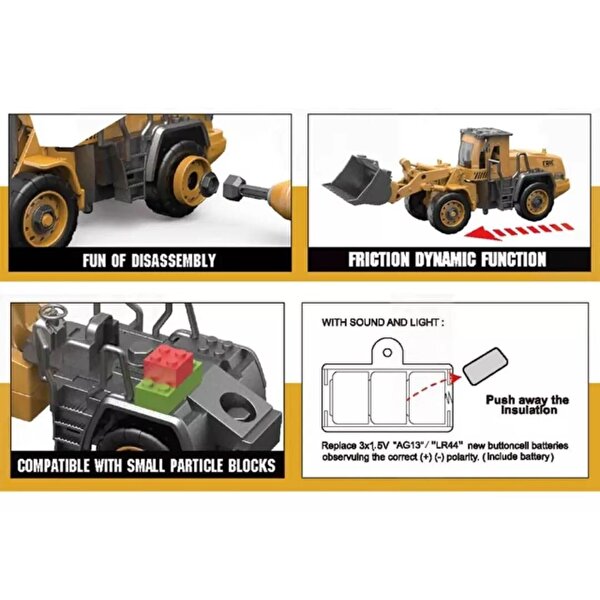 Vinç Kepçe Kırıcı Montaj İnşaat Seti