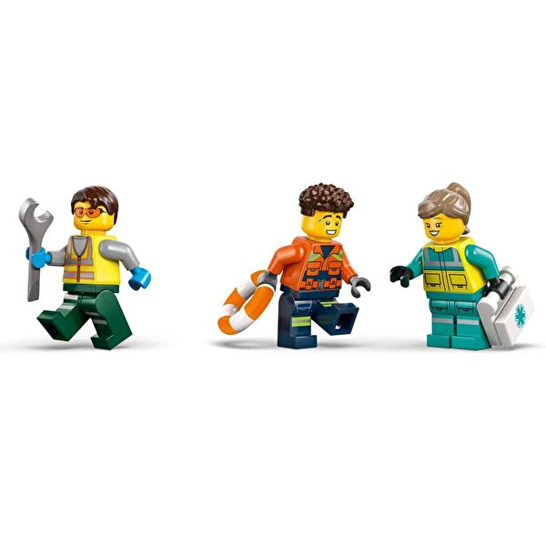 LEGO City Uçak Servis Kamyonu ve Hoverkraft Karışımı 60505