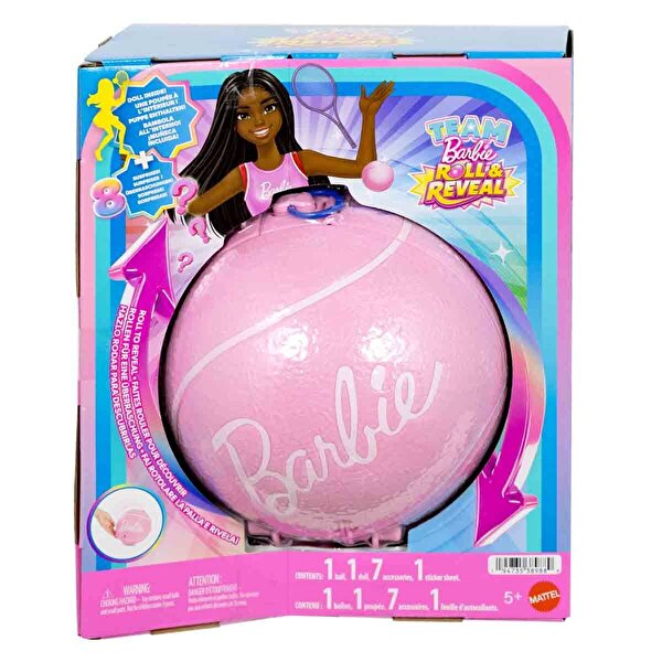 Barbie Team Barbie Roll & Reveal Tenisçi Bebek ve Aksesuarları JMY56