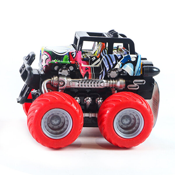 Dev Kırmızı Tekerli Minik Araç