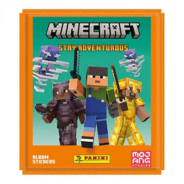 Panini Minecraft Stay Adventurous Çıkartma Paketi