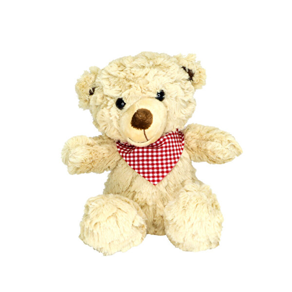 Halley Oyuncak Fularlı Ayı 22 Cm Krem
