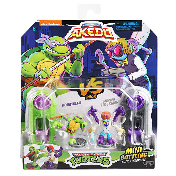 Akedo TMNT S1 2’li Paket 15241 Donatello vs Baxter Stockman